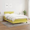 Box spring postel s matrací 120x200 cm textil [3140043] (Barva Černá)