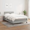 Box spring postel s matrací 120x200 cm textil [3140043] (Barva Černá)
