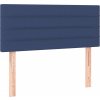 Box spring postel s matrací 80 x 200 cm textil [3140095] (Barva Modrá)