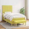 Box spring postel s matrací 80x200 cm textil [3137109] (Barva Světle šedá)