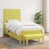 Box spring postel s matrací 90x200 cm textil [3137445] (Barva Světle šedá)