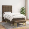 Box spring postel s matrací 90x200 cm textil [3137445] (Barva Světle šedá)