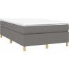 Rám postele s boxspringem 120 x 200 cm textil [3120946] (Barva Tmavě šedá)
