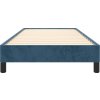 Rám postele bez matrace 90 x 200 cm samet [346956] (Barva Tmavě moddrá)