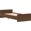 Rám postele 100 x 200 cm kompozitní dřevo [835938] (Barva Hnědý dub)