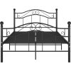 Rám postele kov 120 x 200 cm [324994] (Barva Černá)