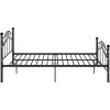 Rám postele kov 120 x 200 cm [324994] (Barva Černá)