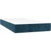 Box spring postel s matrací 90x200 cm samet [3132838] (Barva Tmavě šedá)