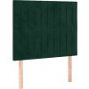 Box spring postel s matrací 90x200 cm samet [3129310] (Barva Tmavě šedá)