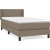 Box spring postel s matrací 80 x 200 cm textil [3129591] (Barva Modrá)
