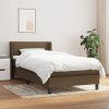 Box spring postel s matrací 80 x 200 cm textil [3129591] (Barva Modrá)