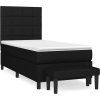 Box spring postel s matrací 80x200 cm textil [3136550] (Barva Tmavě šedá)