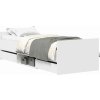 Rám postele s hlavovým a nožním čelem 90 x 200 cm [3203803] (Barva Bílá)