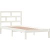Rám postele masivní borovice 90 x 200 cm [3101204] (Barva Bílá)
