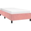 Rám postele bez matrace 90 x 200 cm samet [347305] (Barva Růžová)