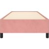 Rám postele bez matrace 90 x 200 cm samet [347305] (Barva Růžová)