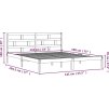 Rám postele 135 x 190 cm Double masivní dřevo [3101194] (Barva Bílá)