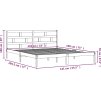 Rám postele 135 x 190 cm Double masivní dřevo [3101194] (Barva Bílá)