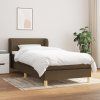 Box spring postel s matrací 90x190 cm textil [3126609] (Barva Taupe)