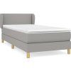 Box spring postel s matrací 90x190 cm textil [3126609] (Barva Taupe)