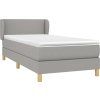 Box spring postel s matrací 90x190 cm textil [3126609] (Barva Taupe)