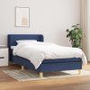 Box spring postel s matrací 90x190 cm textil [3126609] (Barva Taupe)