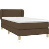 Box spring postel s matrací 90x190 cm textil [3126609] (Barva Taupe)