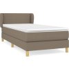 Box spring postel s matrací 90x190 cm textil [3126689] (Barva Taupe)