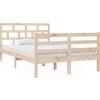 Rám postele masivní borovice 120 x 200 cm [3101278] (Barva Přírodní)