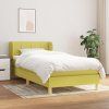 Box spring postel s matrací 90x190 cm textil [3126766] (Barva Tmavě šedá)