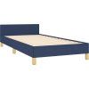 Rám postele s čelem bez matrace 90x200 cm textil [347385] (Barva Černá)