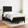 Box spring postel s matrací 120 x 200 cm textil [3136663] (Barva Černá)