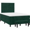 Box spring postel s matrací 120 x 200 cm samet [3137893] (Barva Světle šedá)