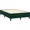 Box spring postel s matrací 120 x 200 cm samet [3137893] (Barva Světle šedá)