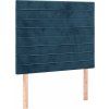 Box spring postel s matrací 120 x 200 cm samet [3137893] (Barva Světle šedá)