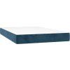 Box spring postel s matrací 120 x 200 cm samet [3137893] (Barva Světle šedá)