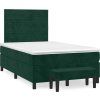 Box spring postel s matrací 120 x 200 cm samet [3137893] (Barva Světle šedá)
