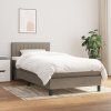 Box spring postel s matrací 100 x 200 cm textil [3140199] (Barva Modrá)