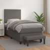 Box spring postel s matrací 90x190 cm umělá kůže [3137516]