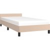 Rám postele s čelem bez matrace 100x200 cm [347488] (Barva Cappuccino)
