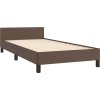 Rám postele s čelem bez matrace 100x200 cm [347488] (Barva Cappuccino)