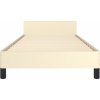 Rám postele s čelem bez matrace 100x200 cm [347488] (Barva Cappuccino)
