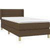 Box spring postel s matrací 90x200 cm textil [3130326] (Barva Krémová)