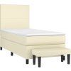 Box spring postel s matrací 80 x 200 cm umělá kůže [3137509] (Barva Černá)