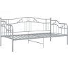 Rám rozkládací postele kovový 90 x 200 cm [324762] (Barva Bílá)