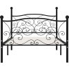 Rám postele kov 90 x 200 cm [284454] (Barva Černá)