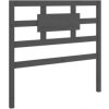 Rám postele masivní dřevo 90 x 200 cm [3105652] (Barva Šedá)