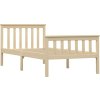 Rám postele masivní borové dřevo 100 x 200 cm [283239] (Barva medová hnědá)