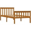 Rám postele masivní borové dřevo 100 x 200 cm [283239] (Barva medová hnědá)