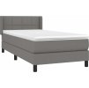 Box spring postel s matrací 80 x 200 cm textil [3129669] (Barva Taupe)